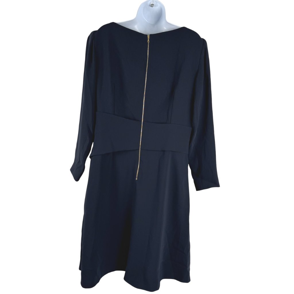 The Fold Camelot Dress Size 16 Navy Blue Fit And Flare Formal Nwt Dr-1859 — image 5 of 8
